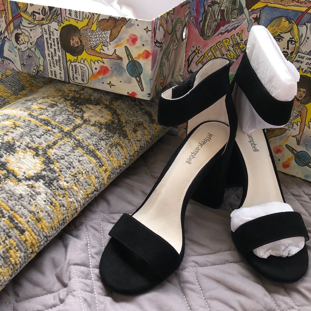 JEFFERY CAMPBELL LINDSAY HEELS- size 8